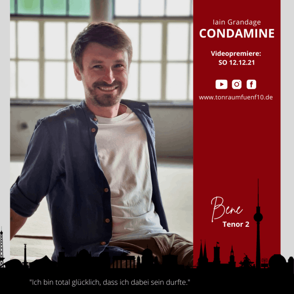 tonraumfünf10: Unsere Sänger und Sängerinnen berichten über unser Musikvideoprojekt „On The Banks Of The Condamine“. Chor Berlin.