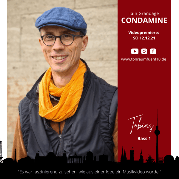 tonraumfünf10: Unsere Sänger und Sängerinnen berichten über unser Musikvideoprojekt „On The Banks Of The Condamine“. Chor Berlin.