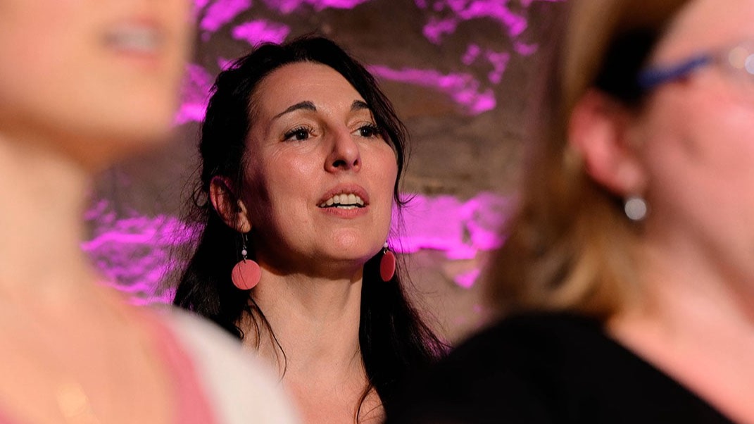 „connected – Das Tauschkonzert. JazzVocals und tonraumfünf10 im Konzert“, 22. Juni 2024, Theater im Delphi, © Stephan Röhl