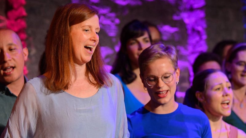 „connected – Das Tauschkonzert. JazzVocals und tonraumfünf10 im Konzert“, 22. Juni 2024, Theater im Delphi, © Stephan Röhl