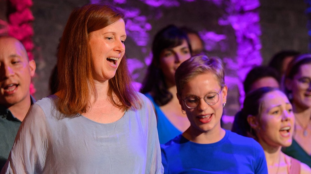 „connected – Das Tauschkonzert. JazzVocals und tonraumfünf10 im Konzert“, 22. Juni 2024, Theater im Delphi, © Stephan Röhl