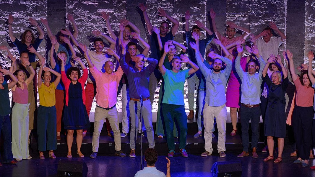 „connected – Das Tauschkonzert. JazzVocals und tonraumfünf10 im Konzert“, 22. Juni 2024, Theater im Delphi, © Stephan Röhl