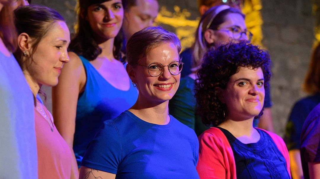 „connected – Das Tauschkonzert. JazzVocals und tonraumfünf10 im Konzert“, 22. Juni 2024, Theater im Delphi, © Stephan Röhl