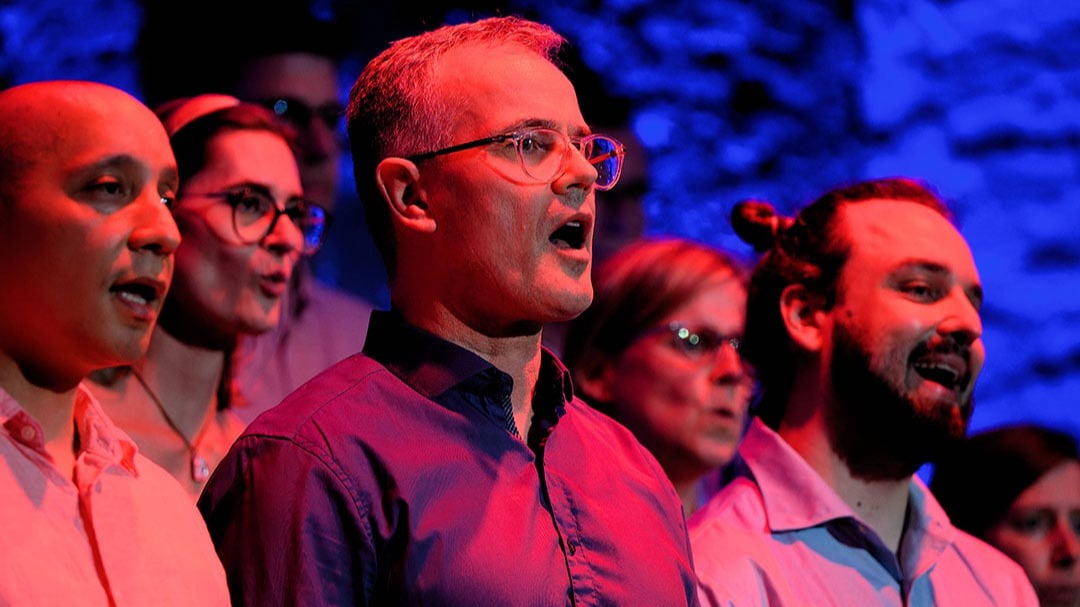 „connected – Das Tauschkonzert. JazzVocals und tonraumfünf10 im Konzert“, 22. Juni 2024, Theater im Delphi, © Stephan Röhl