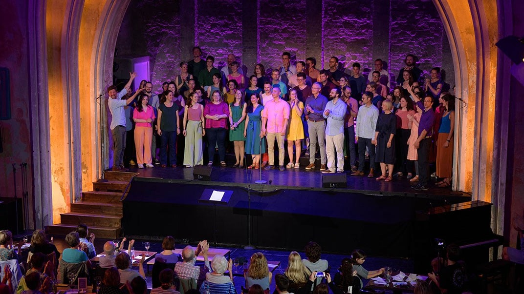 „connected – Das Tauschkonzert. JazzVocals und tonraumfünf10 im Konzert“, 22. Juni 2024, Theater im Delphi, © Stephan Röhl
