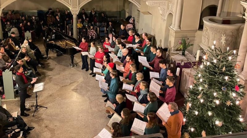 Weihnachtskonzert tonraumfünf10 im Stadtkloster Segen Berlin