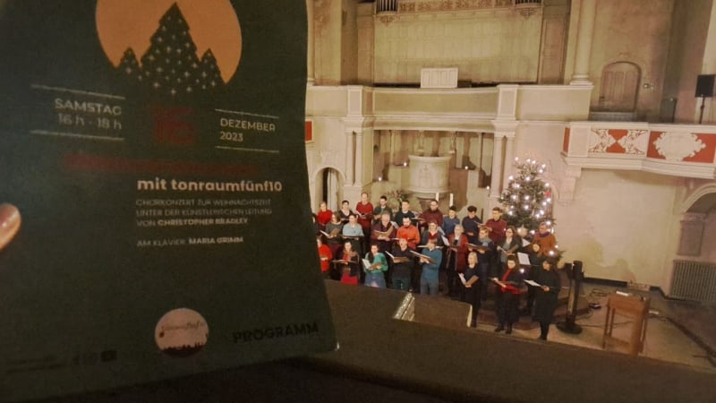 Weihnachtskonzert tonraumfünf10 im Stadtkloster Segen Berlin