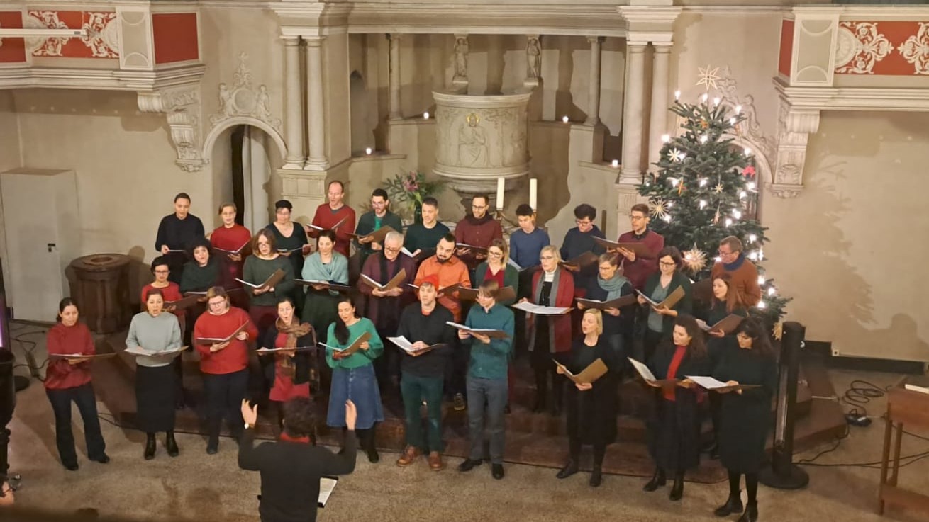 Weihnachtskonzert tonraumfünf10 im Stadtkloster Segen Berlin