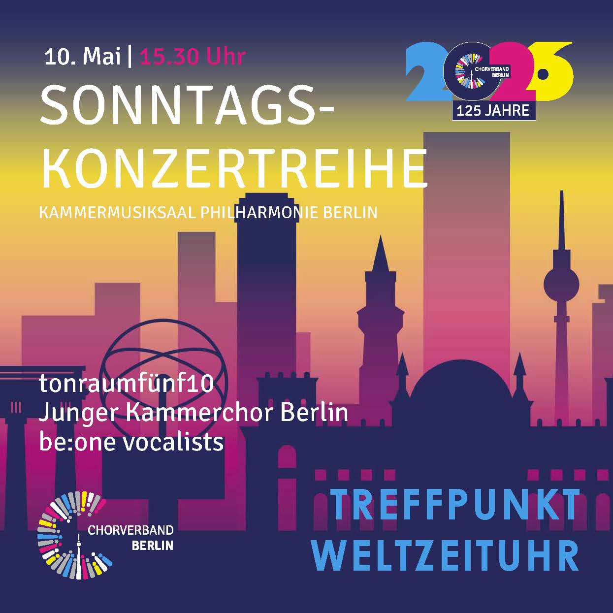 Titelbild für Sonntagskonzert „Treffpunkt Weltzeituhr“