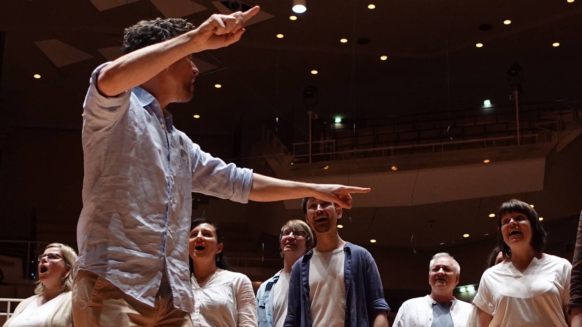 acapella Chor tonraumfünf10 bei der Sonntagskonzertreihe im Kammermusiksaal der Berliner Philharmonie