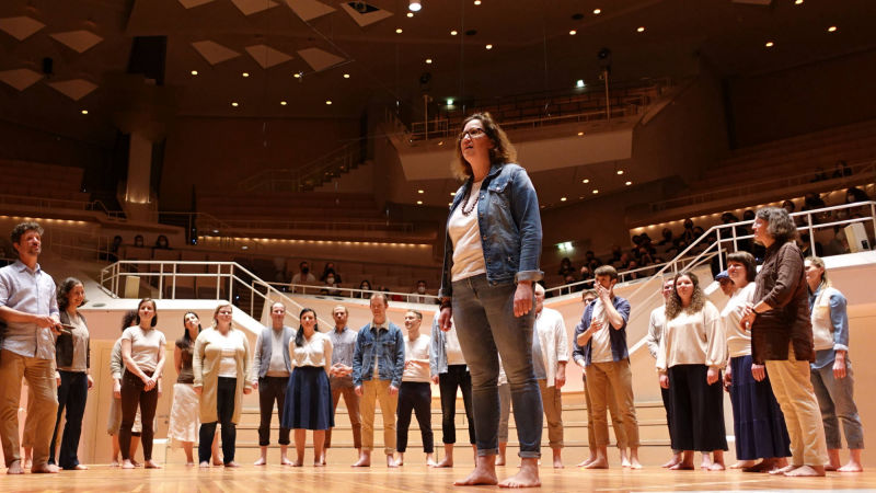 acapella Chor tonraumfünf10 bei der Sonntagskonzertreihe im Kammermusiksaal der Berliner Philharmonie