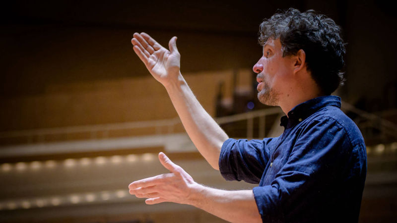 Christopher R. Bradley mit tonraumfünf10 in der Berliner Philharmonie.