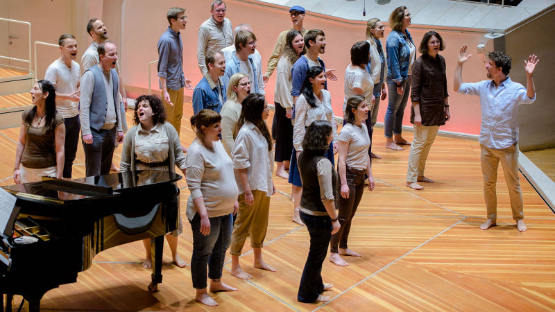 acapella Chor tonraumfünf10 bei der Sonntagskonzertreihe im Kammermusiksaal der Berliner Philharmonie